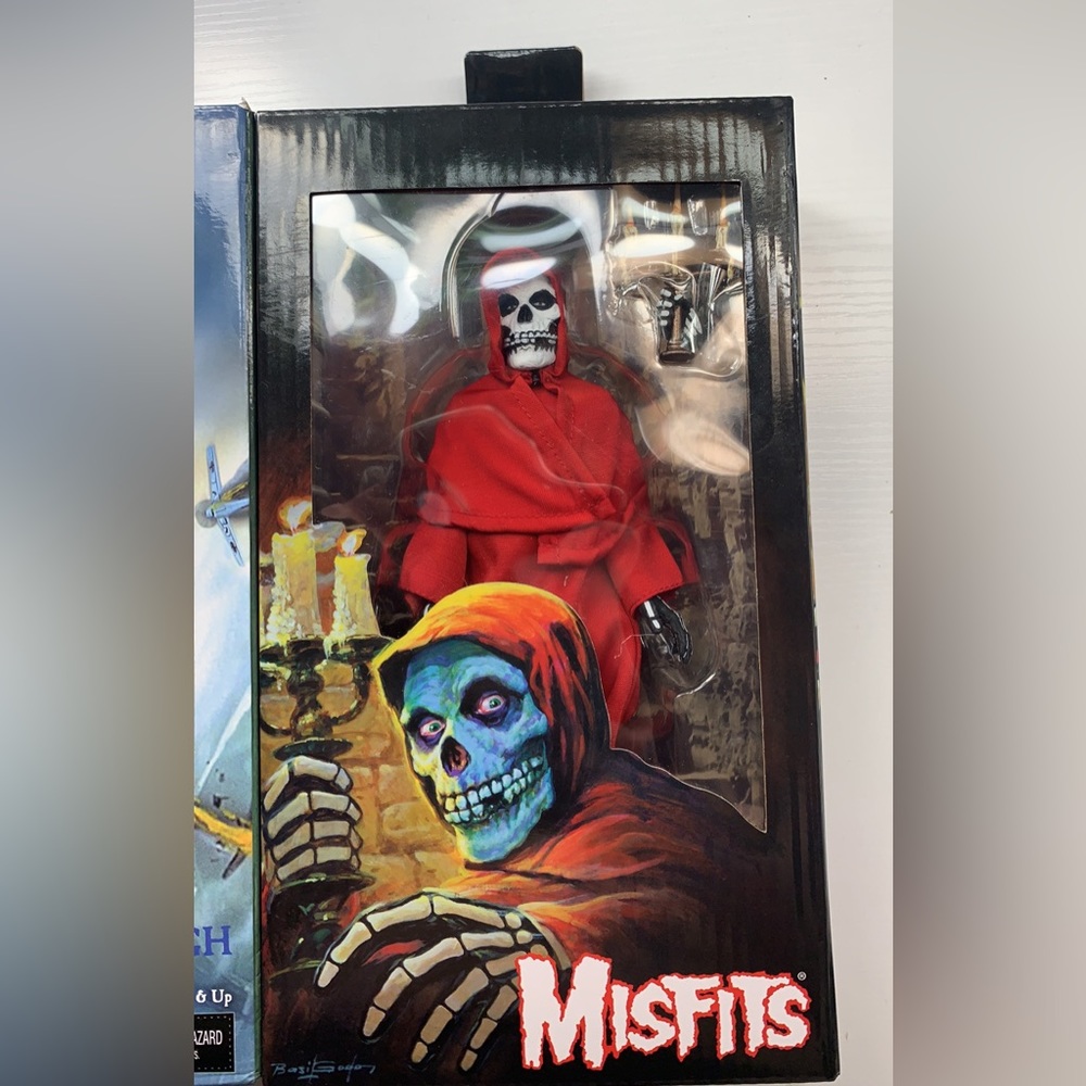 Neca misfits and Iron Maiden figures new in box